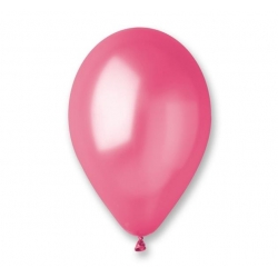 Balony metaliczne Ciemno-Różowe Fuksja 10 szt 26 cm